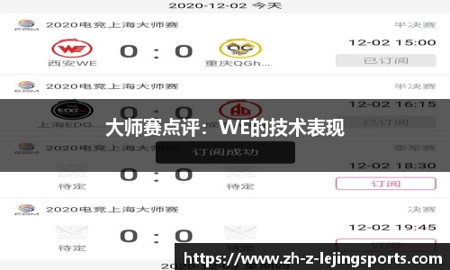 大师赛点评:WE的技术表现